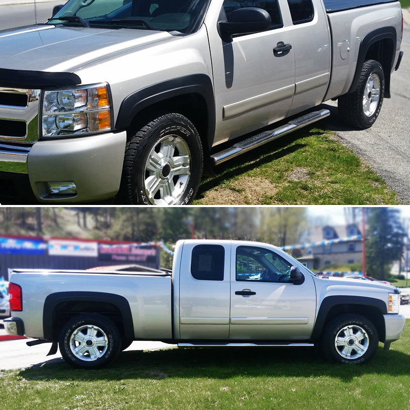 2007-2013 Chevrolet Silverado 1500/2500HD/3500HD Fleetside Longbed Textured Factory OE Style Fender Flares
