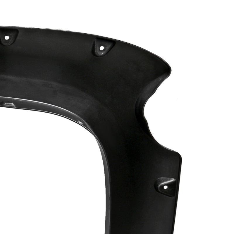 2007-2013 Chevrolet Silverado 1500 69.3" Fleetside Black Smooth Polypropylene Fender Flares