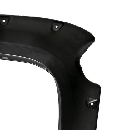 2007-2013 Chevrolet Silverado 1500 69.3" Fleetside Black Smooth Polypropylene Fender Flares
