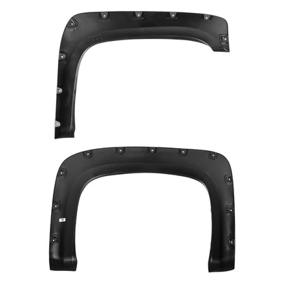 2007-2013 Chevrolet Silverado 1500 69.3" Bed Fleetside Smooth Polypropylene Fender Flares