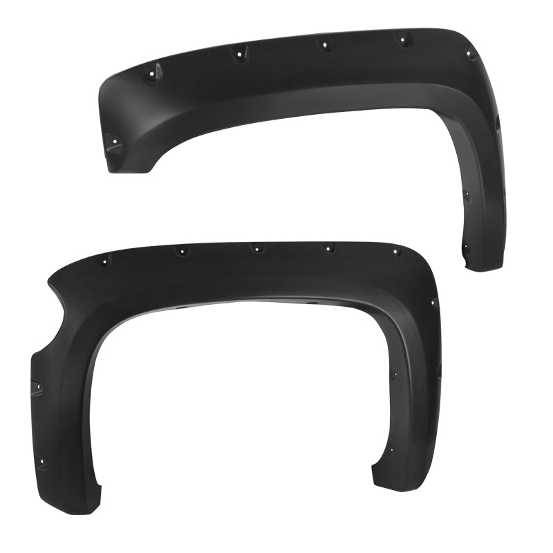 2014-2018 Chevrolet Silverado 2500HD/3500HD Short Bed Smooth Rivet Style Fender Flares