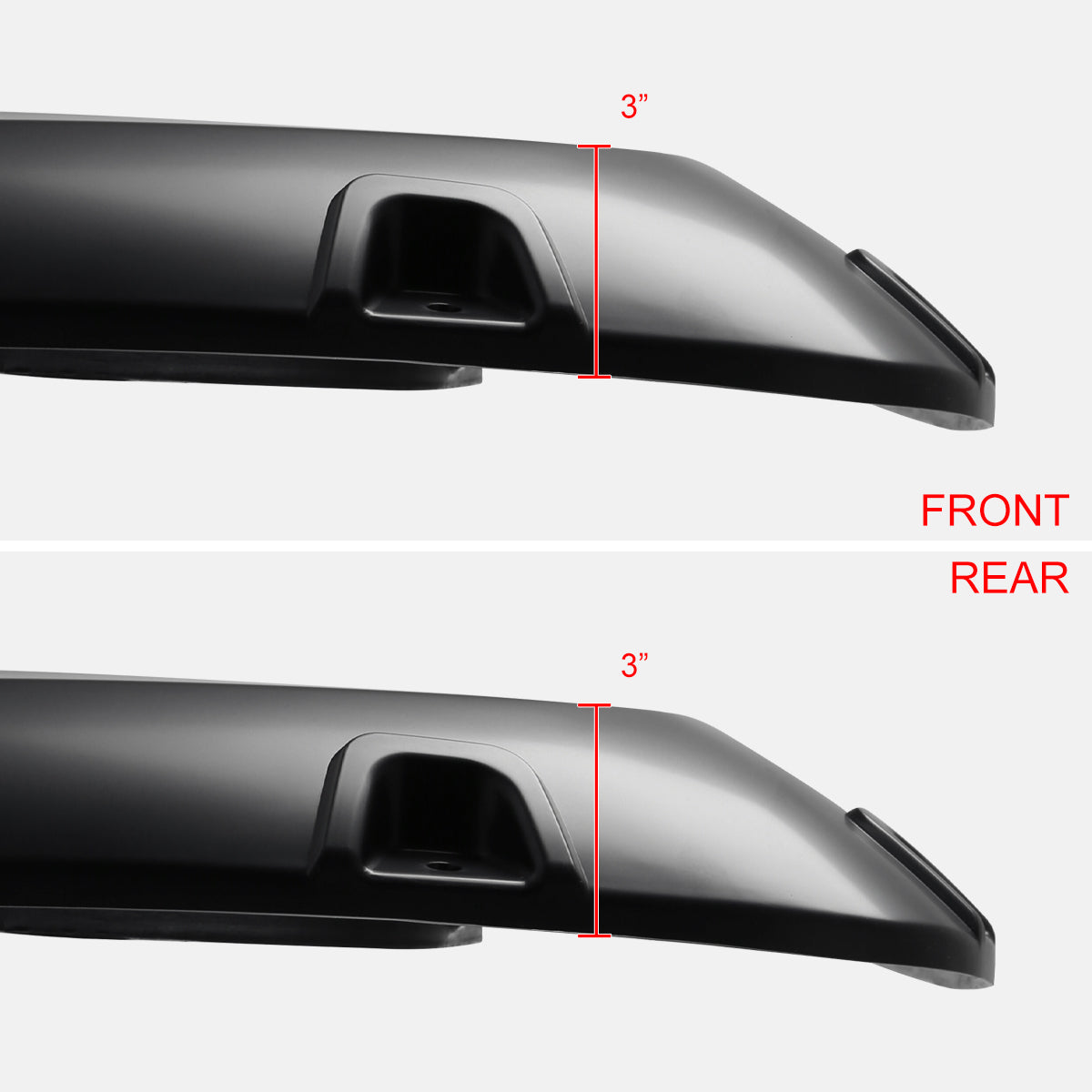 2014-2018 Chevrolet Silverado 2500HD 3500HD Fleetside Rivet Style Fender Flares