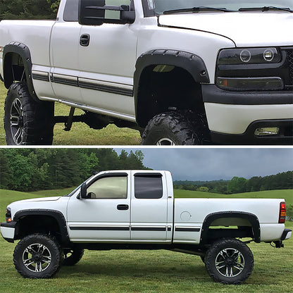 1999-2007 Chevrolet Silverado/ 1999-2006 GMC Sierra Smooth Rivet Style Fender Flares