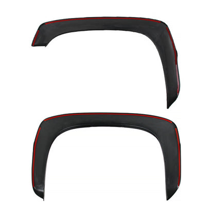 1999-2007 Chevrolet Silverado/ GMC Sierra Black Polypropylene Fender Flares