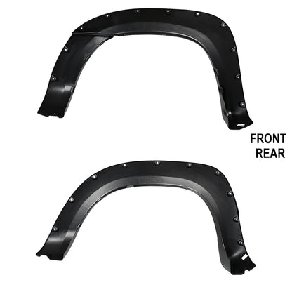 2005-2011 Toyota Tacoma Fleetside 6" Long Bed Smooth Rivet Style Fender Flares