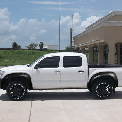 2005-2011 Toyota Tacoma Fleetside 6" Long Bed Smooth Rivet Style Fender Flares