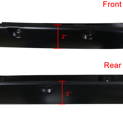2012-2015 Toyota Tacoma Fleetside 6" Long Bed Smooth Rivet Style Fender Flares