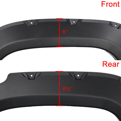 2016-2021 Toyota Tacoma Textured Rivet Style Fender Flares