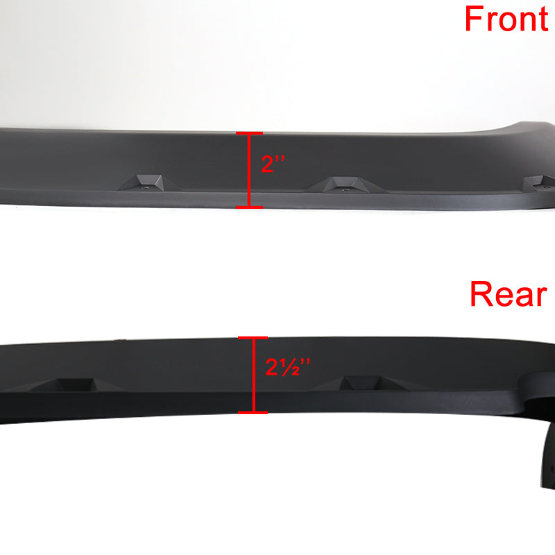 2016-2021 Toyota Tacoma Textured Rivet Style Fender Flares