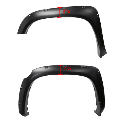 2014-2018 Toyota Tundra Smooth Rivet Style Fender Flares