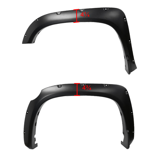 2014-2018 Toyota Tundra Smooth Rivet Style Fender Flares