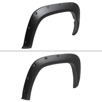 2022-2024 Toyota Tundra Matte Black Rivet Style Fender Flares