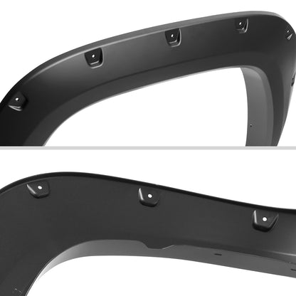 2022-2024 Toyota Tundra Matte Black Rivet Style Fender Flares