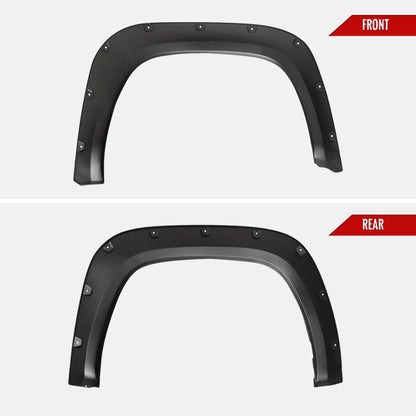 2022-2024 Toyota Tundra Matte Black Rivet Style Fender Flares