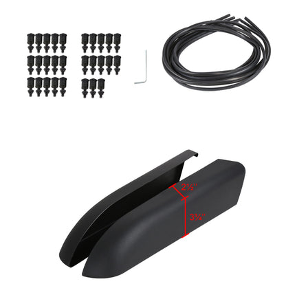 1997-2006 Jeep Wrangler TJ Textured Extended Fender Flares