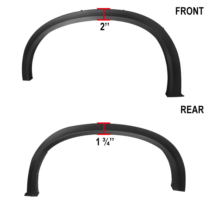 2007-2013 BMW X5 E70 20"/21" Wheel Fender Flares