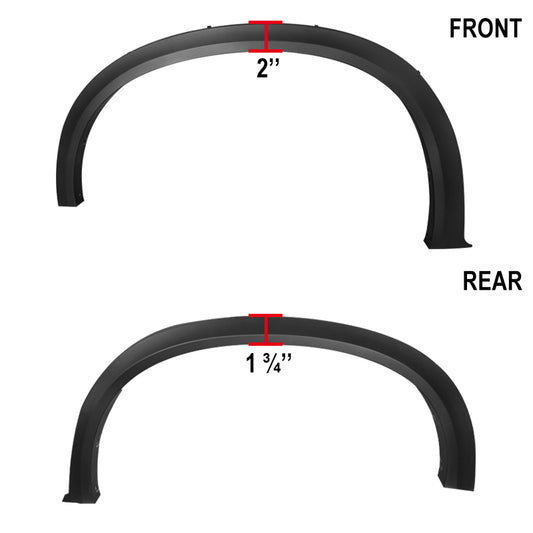 2007-2013 BMW X5 E70 20"/21" Wheel Fender Flares