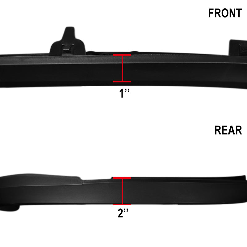 2007-2013 BMW X5 E70 20"/21" Wheel Fender Flares