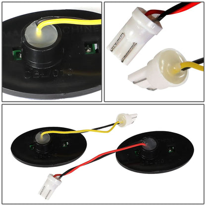 99-10 Ford F-250SD F-350SD F-450SD Dually Fender Lights 4pc Smoke