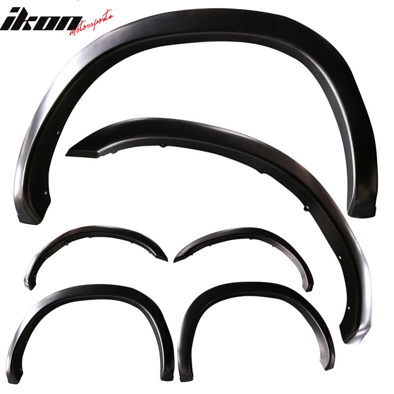2002-2009 Dodge Ram OEM Style Matte Black Fender Flares PP 6 FT