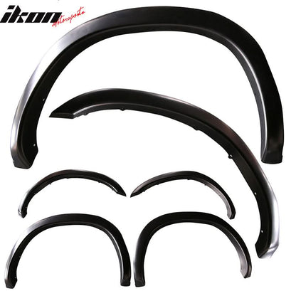 2002-2009 Dodge Ram OEM Style Matte Black Fender Flares PP 6 FT