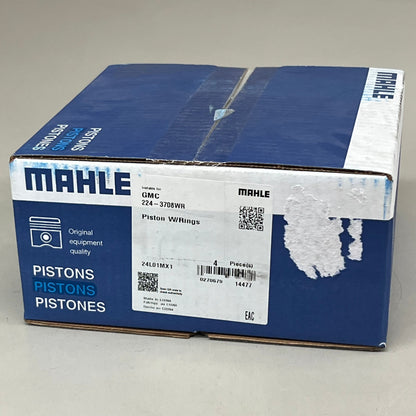 MAHLE GMC Piston W/Rings Replacement For Chevy  224-3708WR