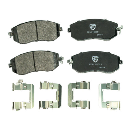 FactionFab V2 Front Brake Pads - 2011-2014 Subaru WRX, 2013-2020 BRZ 86 / 2022+ BRZ GR86