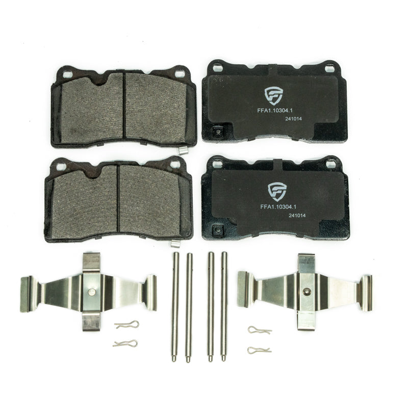 FactionFab V2 Front Brake Pads - 2003-2015 Mitsubishi Lancer EVO