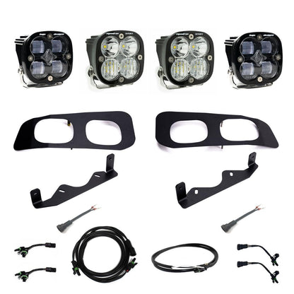 Baja Designs 2023+ Ford F250/F350 Super Duty Squadron SAE/Sport Fog Pocket Kit - Clear 448225UP