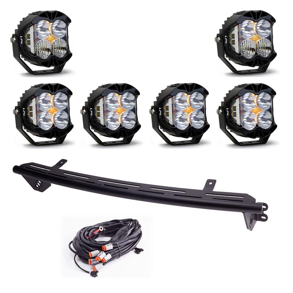 Baja Designs 23+ Ford Super Duty LP4 Bull Bar Light Kit w/ Upfitter 448234UP