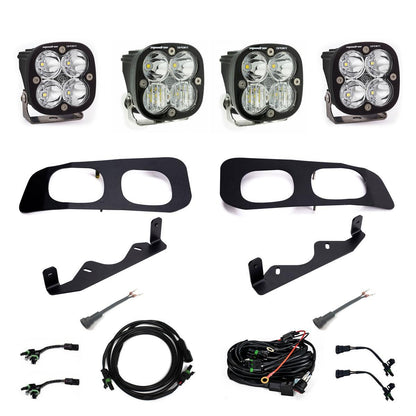 Baja Designs 2023+ Ford F-250/350 Super Duty Squadron Sport Dual Fog Pocket Light Kit w/ Toggle 448257