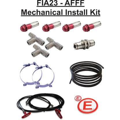 FIA 2023 4.0L ATF FireSense Steel Mechanical SPA Technique Fire Suppression System