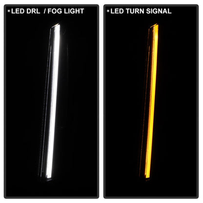 SPYDER xTune 21-24 Cadillac Escalade Front Full LED w/DRL - OE Left (FL-CAES21-LED-DRL-L) 9960390