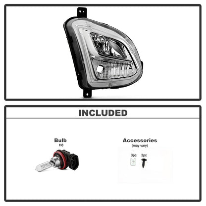 SPYDER OEM Style Fog Light 18-20 Chevy Equinox - Right - Passenger Side (FL-CEQ18-R) 9051005