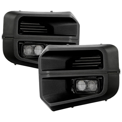 SPYDER 16-23 Toyota Tacoma TRD OEM LED Fog Lights W/Switch - Clear (FL-CL-TTA2016-TRD-C) 9053993