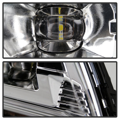 Spyder 19-20 Chevy Silverado 1500 OEM Style Full LED Fog Light w/Switch - Clear (Wont Fit RPO U12) 5086983