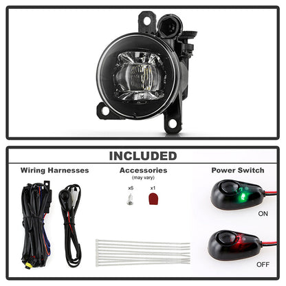SPYDER 21-23 Ford Bronco Sport/Big Bend OEM Full LED Fog Lights - w/ Switch (FL-FB2021-LED-S-C) 9052279