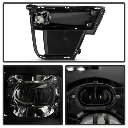 SPYDER 22-24 Ford Expedition OEM LED Fog Lights w/ Switch - Clear (FL-FE2022-LED-C) 9054044
