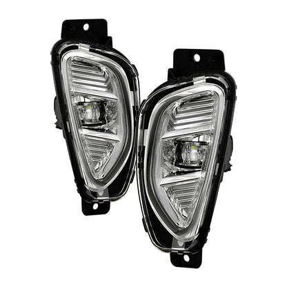 SPYDER 20-22 Ford Escape OEM Style LED Fog Lights w/Switch - Clear (FL-FESC20-LED-C) 9051074