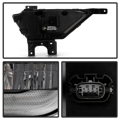 SPYDER 21-23 Ford F150 w/ Turn Signal OEM Style Full LED Fog Lights w/ Switch FL-FF1502021-LED-T-C 9052262