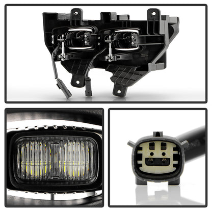 SPYDER 21-24 Ford F150 Raptor OEM Style LED Fog Lights w/ Switch 9054068