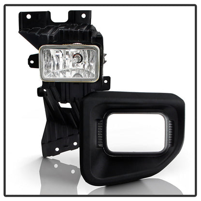 SPYDER 20-22 Ford F250/F350 SD OEM Style LED Fog Lights w/Switch - Clear (FL-FF25020-C) 9051128