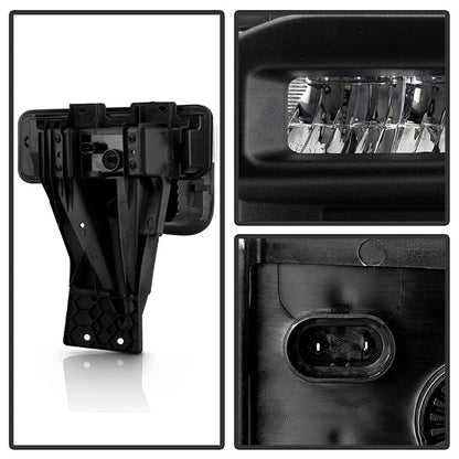 SPYDER 20-22 Ford F250/F350 Super Duty OEM Full LED Fog Lights W/ Switch - Clear 9051135