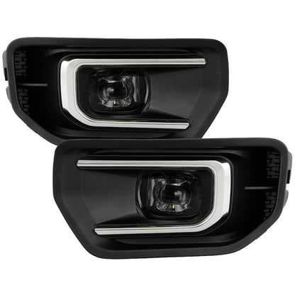 SPYDER 24-26 Ford Ranger OEM Full LED Fog Lights w/Switch - Clear (FL-FR24-LED-C) 9054082