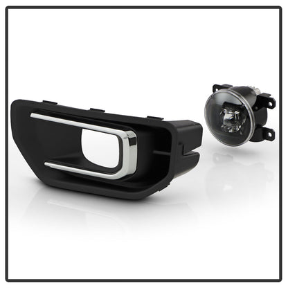 SPYDER 24-26 Ford Ranger OEM Full LED Fog Lights w/Switch - Clear (FL-FR24-LED-C) 9054082