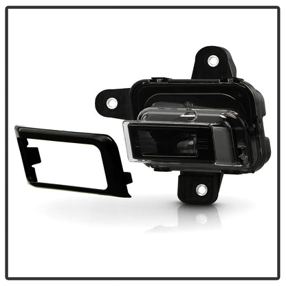 SPYDER 23-25 GMC Sierra 1500 OEM Style LED Fog Light w/ Switch - Clear (FL-GS2023-LED-C) 9054167
