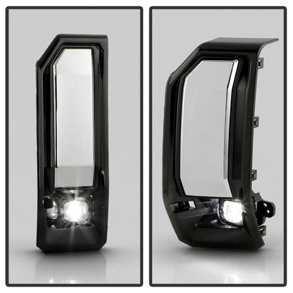 SPYDER 24-25 GMC Sierra 2500HD/3500HD OEM Full LED Fog Lights w/Switch - Clear (FL-GS2024-25-LED-C) 9054174