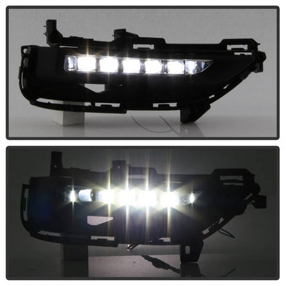 Spyder Honda Accord Coupe 2016-2017 OEM LED Fog Lights W/Switch- Clear FL-HA2016-2D-LED-C 5083043