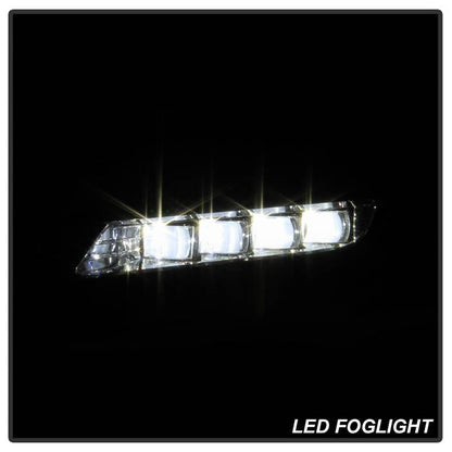 Spyder Honda Accord Sedan 2016-2017 OEM LED Fog Lights W/Switch- Clear FL-HA2016-4D-LED-C 5083050