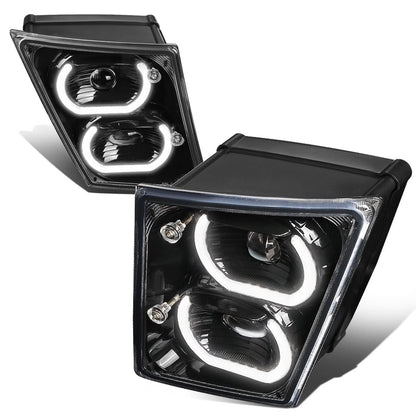 04-18 Volvo VN VNL Halo DRL Fog Lights - Black